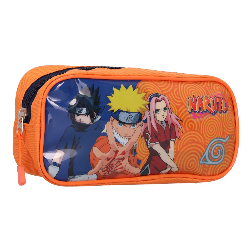 Foto 2 | Lapicera Escolar Naruto Sasuke Sakura Equipo 7 Naranja Orig