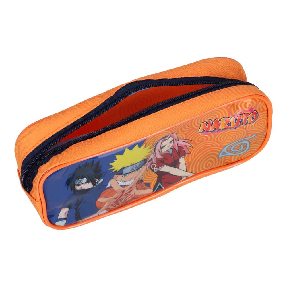 Foto 5 pulgar | Lapicera Escolar Naruto Sasuke Sakura Equipo 7 Naranja Orig