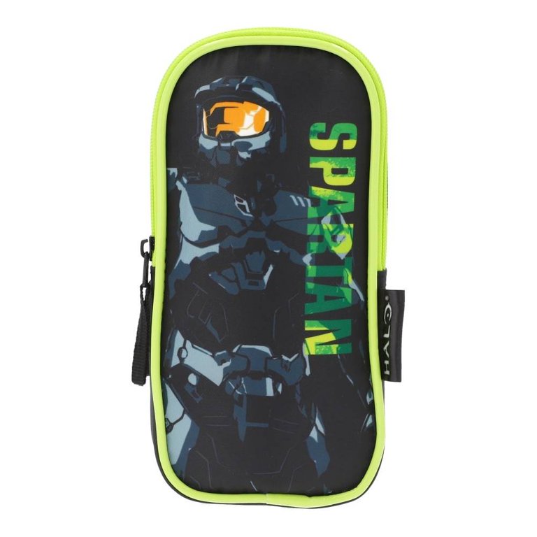 Lapicera Escolar Halo Spartan Negra Original Pencil Case