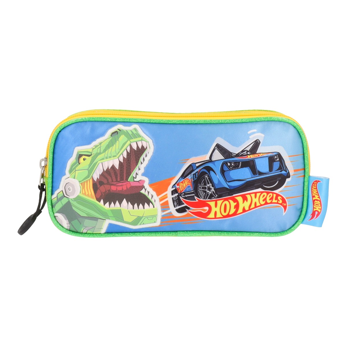 Lapicera Escolar Hot Wheels Dinosaurio T-rex Devorador Case