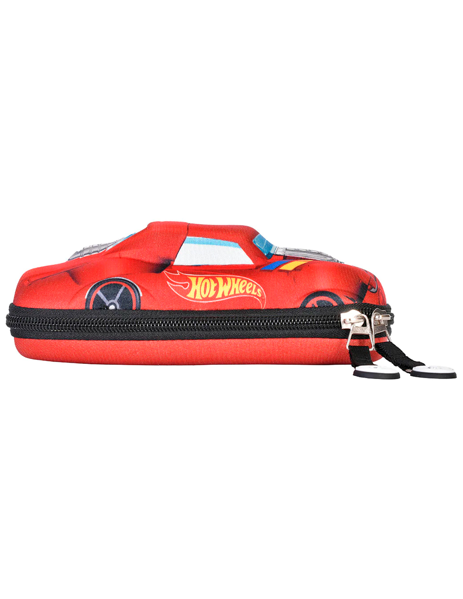 Lapicera Escolar Con Forma De Coche Hot Wheels Auto Rojo