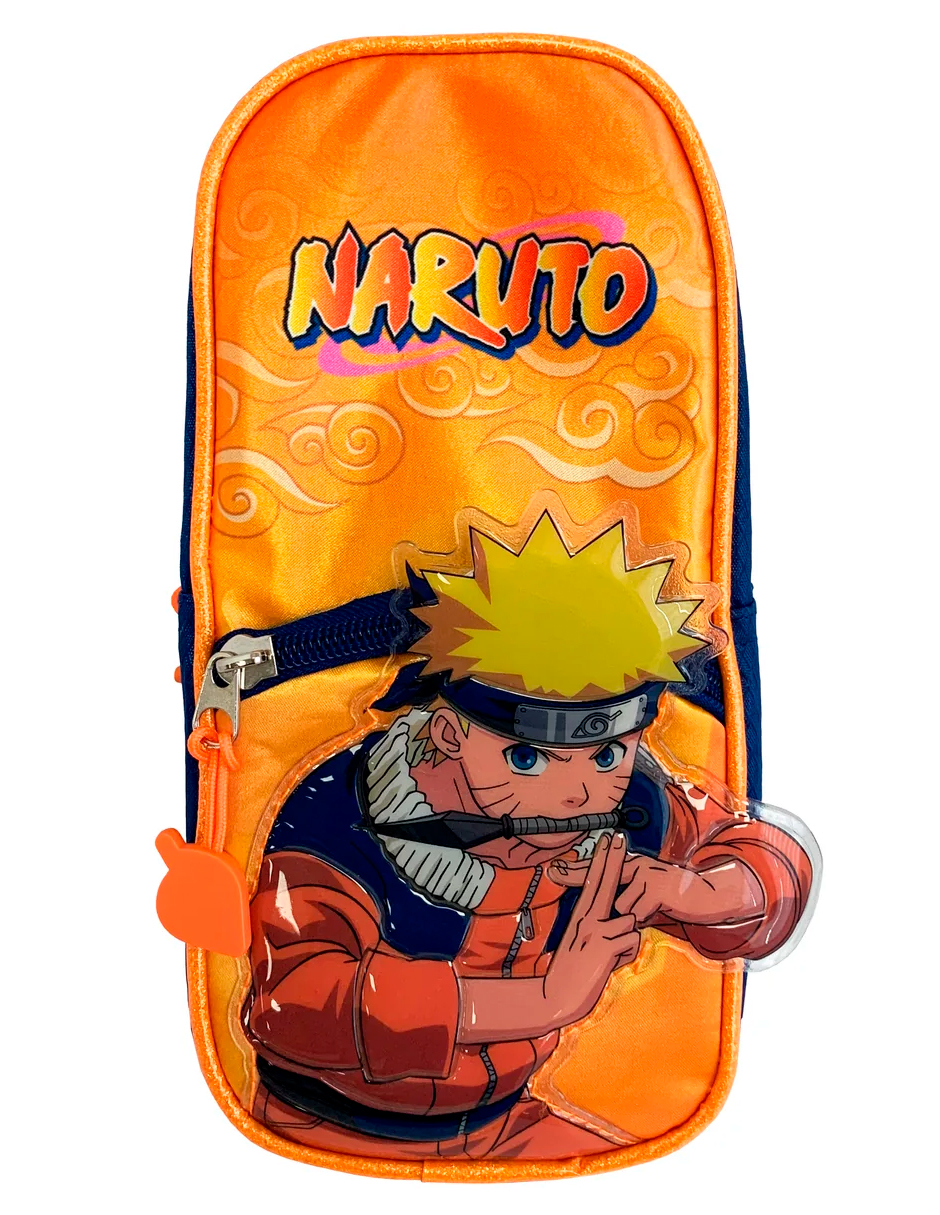 Lapicera Escolar Naruto Batalla Yadatex Naranja