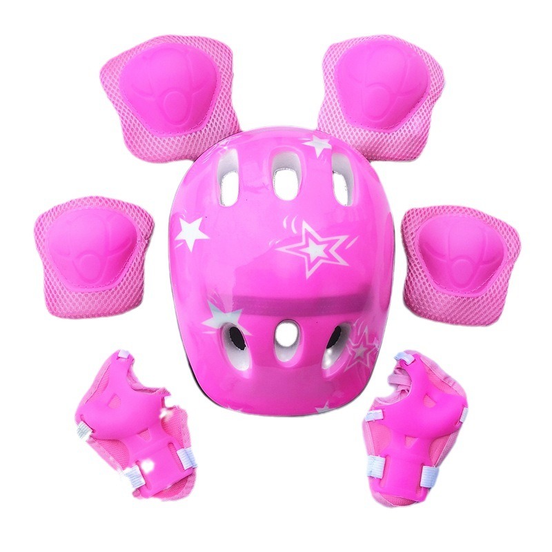 Foto 4 pulgar | Kit de Protección para Patín con Casco para Niña