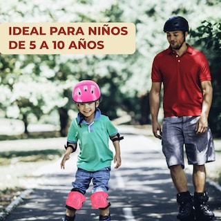 Foto 5 | Kit de Protección para Patín con Casco para Niña