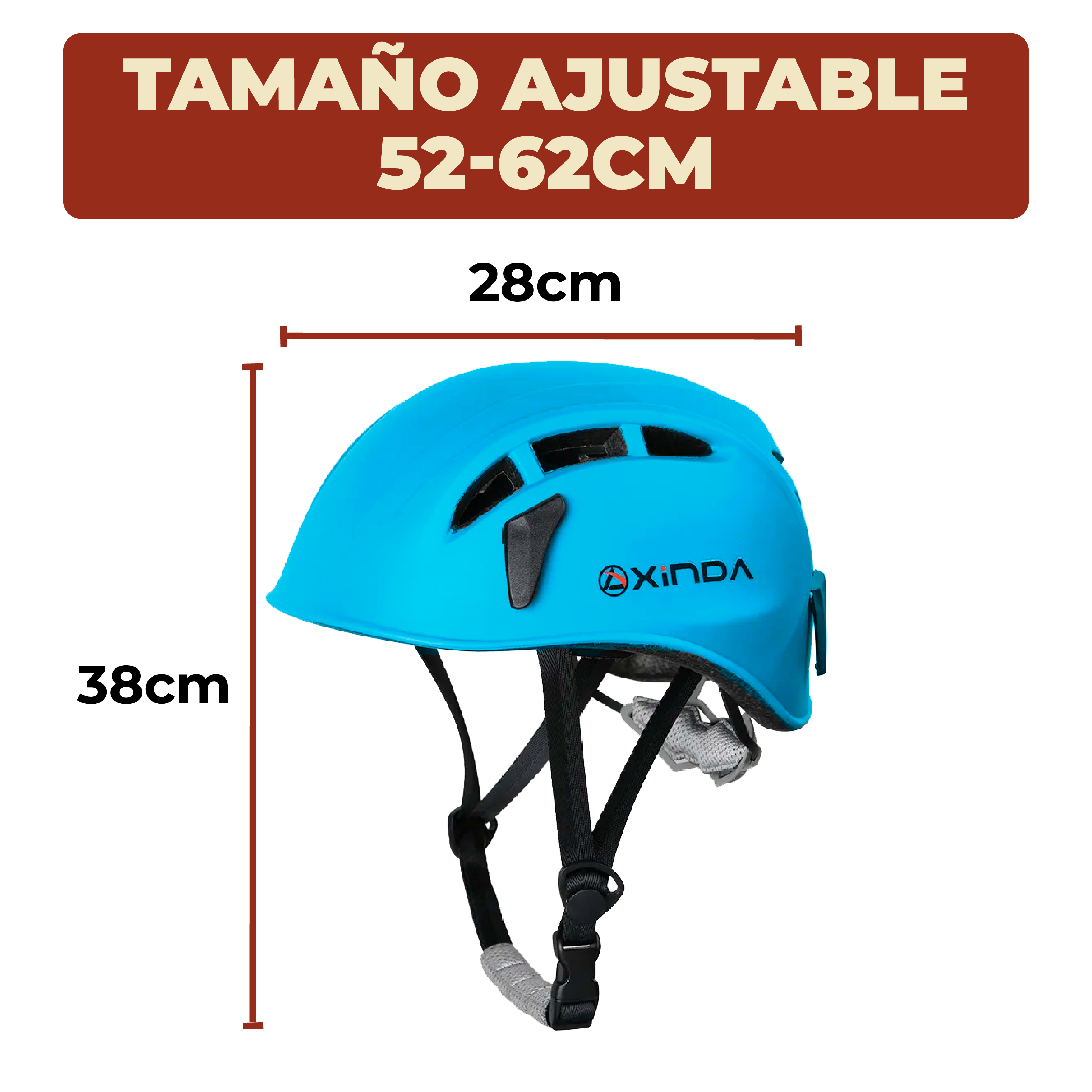 Foto 7 pulgar | Casco Protector De Escalada Y Alpinismo Color Azul