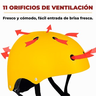 Foto 5 | Casco Ajustable Protector Para Escalada Color Amarillo Talla M
