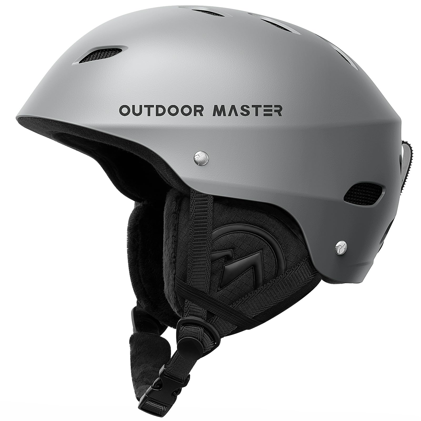 Casco De Esquí Outdoormaster Kelvin Para Hombres, Mujeres Y Jóvenes - Gris - Venta Internacional. $942