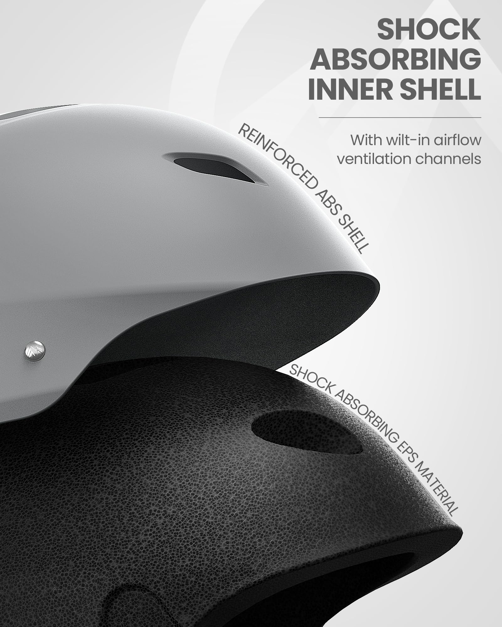 Foto 3 pulgar | Casco De Esquí Outdoormaster Kelvin Para Hombres, Mujeres Y Jóvenes - Gris - Venta Internacional.
