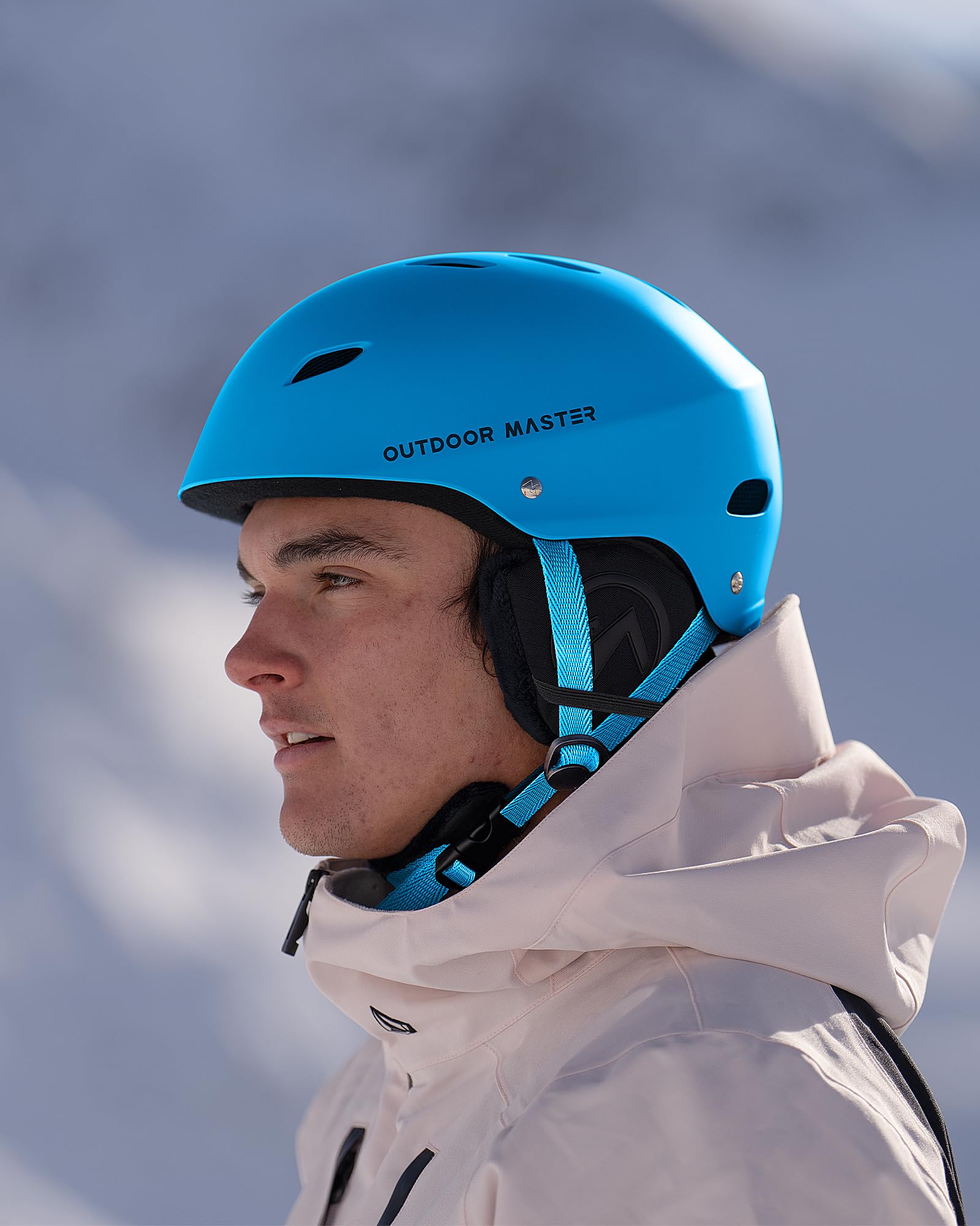 Foto 8 pulgar | Casco De Esquí Outdoormaster Kelvin Para Hombres, Mujeres Y Jóvenes, Color Azul - Venta Internacional.