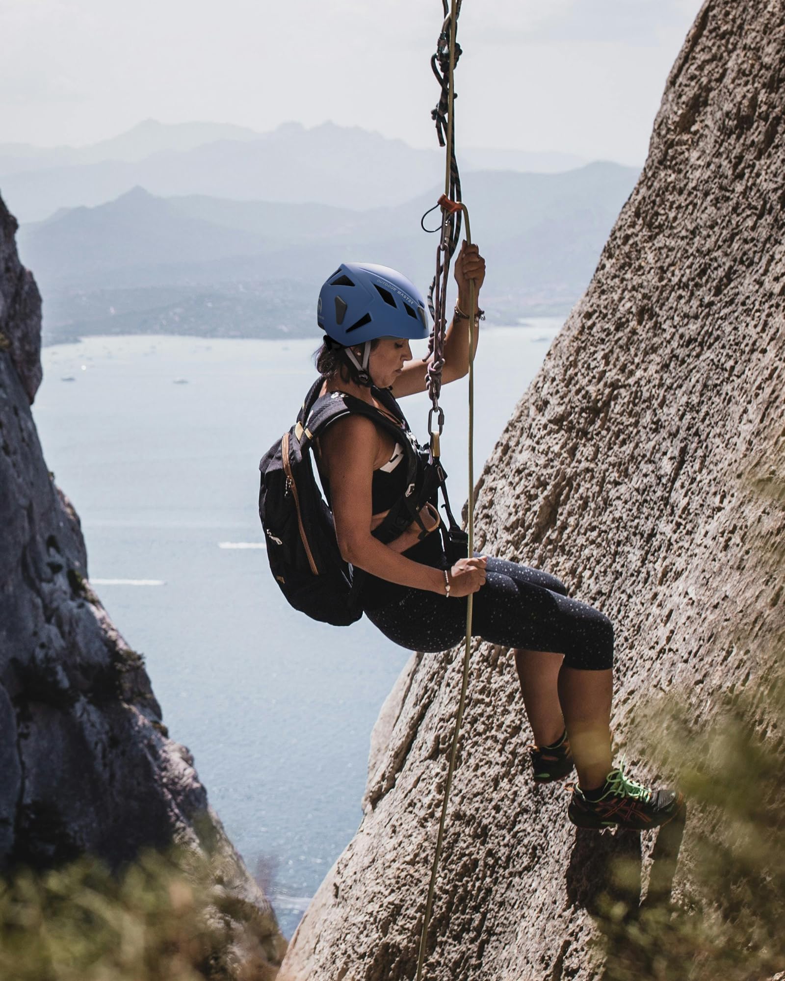 Foto 7 pulgar | Casco De Escalada Outdoormaster Rock Para Adultos, Ajustable, 290 G - Venta Internacional.