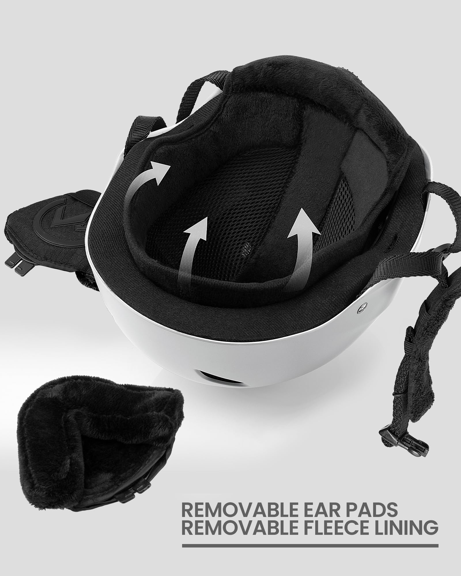 Foto 5 pulgar | Casco De Esquí Outdoormaster Kelvin Para Hombres, Mujeres Y Jóvenes, Color Blanco - Venta Internacional.