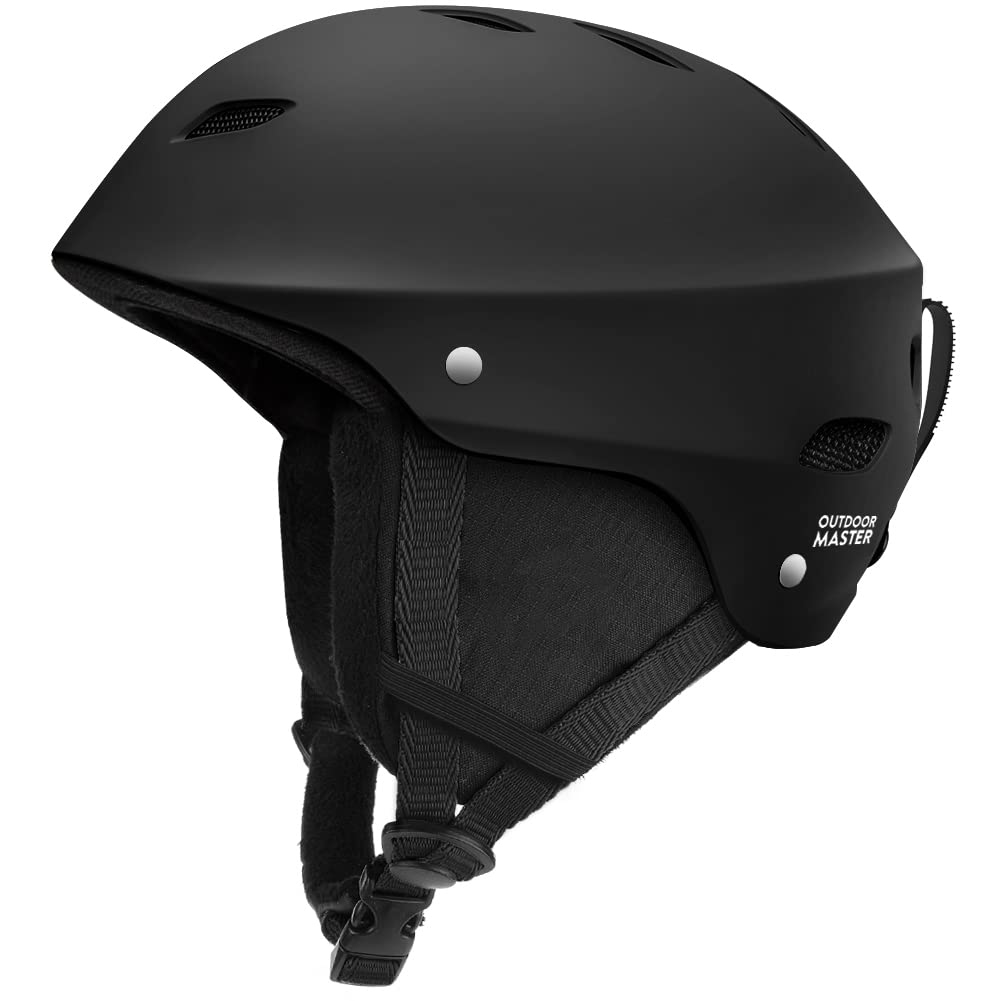 Foto 2 pulgar | Casco De Esquí Outdoormaster Kelvin Para Hombres, Mujeres Y Jóvenes, Color Negro - Venta Internacional.