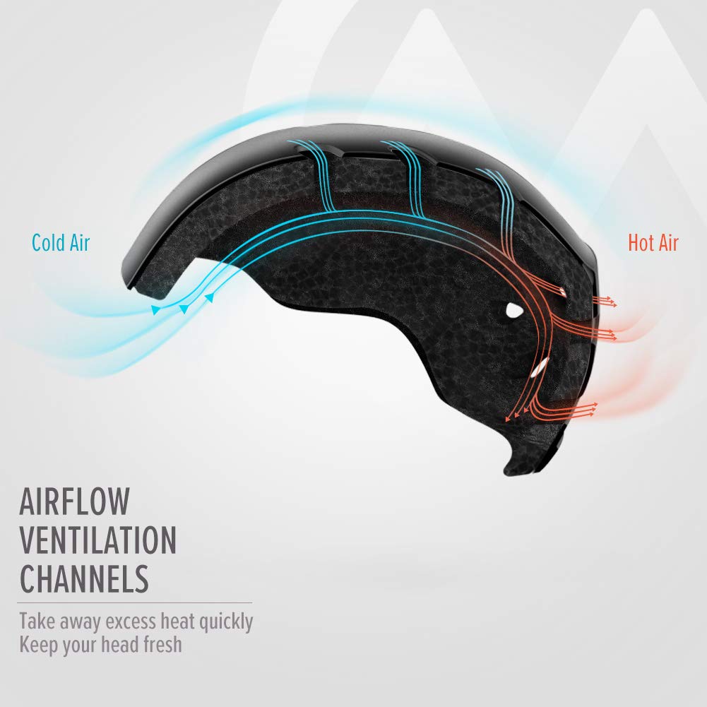 Foto 6 pulgar | Casco De Esquí Outdoormaster Kelvin Para Hombres, Mujeres Y Jóvenes, Color Negro - Venta Internacional.