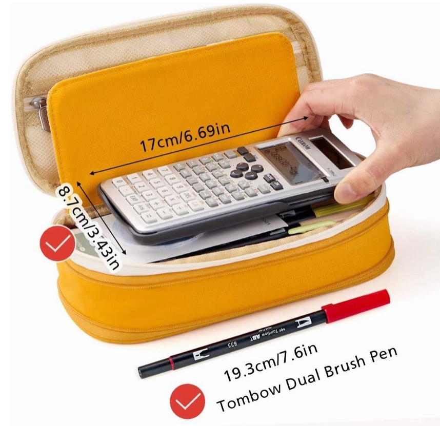 Foto 4 pulgar | Estuche Para Lápices De Gran Capacidad Caja Organizadora