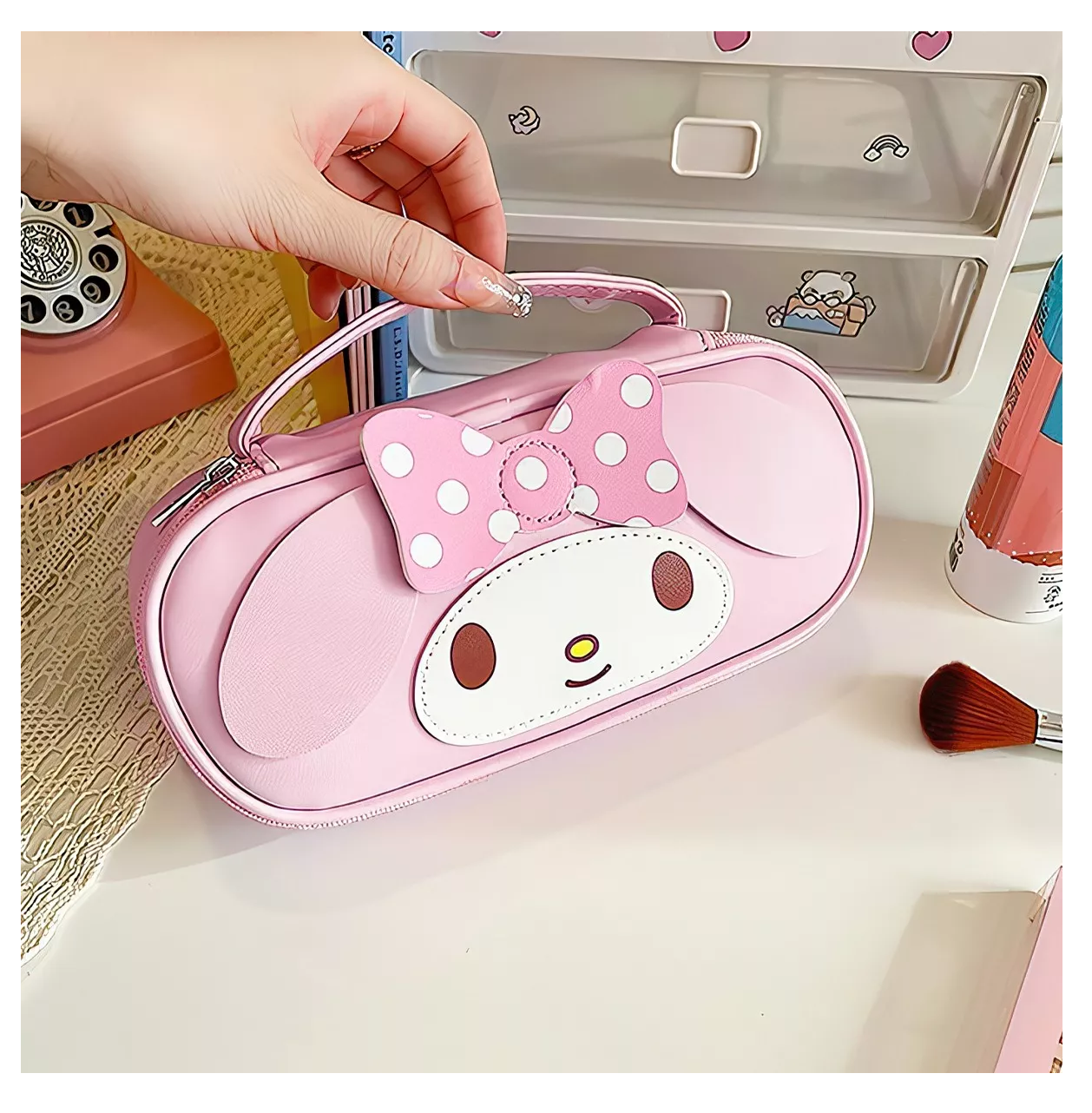 Foto 4 | Estuche Organizadora para Lapices Rosa
