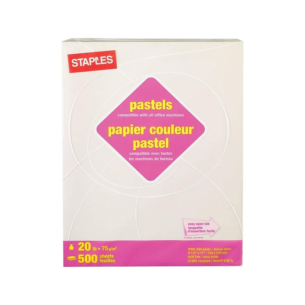 Foto 3 pulgar | Papel De Copia Staples 490950, Color Pastel, 8.5 X 11 Pulgadas, 500 Hojas - Venta Internacional.
