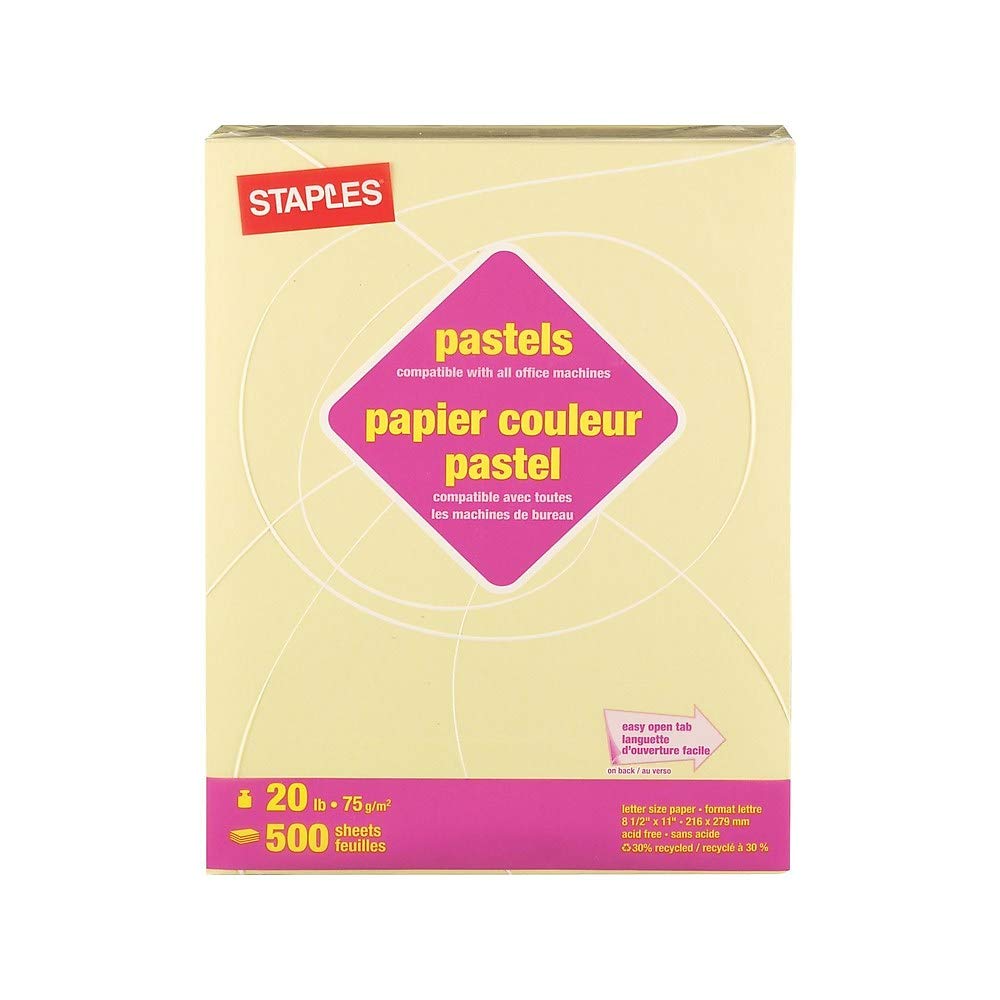 Foto 3 pulgar | Papel De Copia Staples 490948, Color Pastel, 8,5 X 11, 500 Hojas - Venta Internacional.