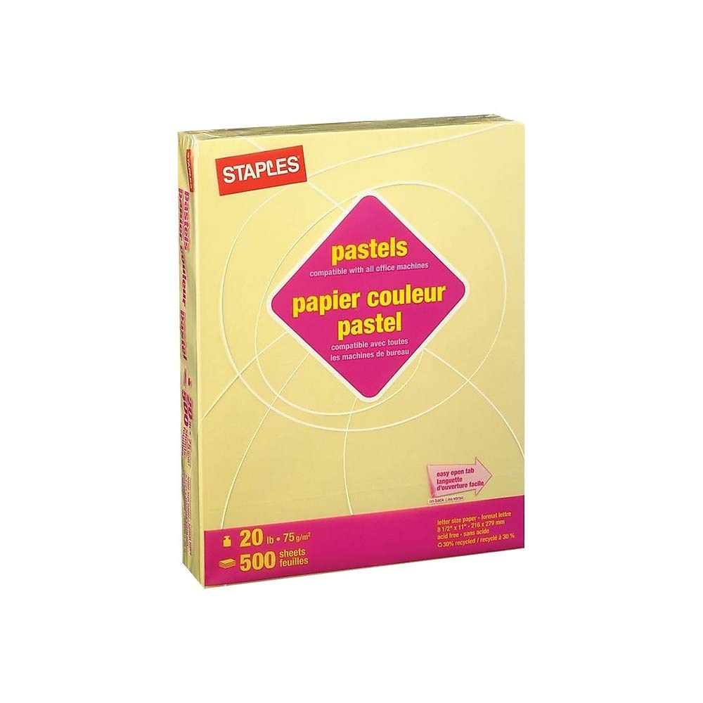 Foto 4 pulgar | Papel De Copia Staples 490948, Color Pastel, 8,5 X 11, 500 Hojas - Venta Internacional.