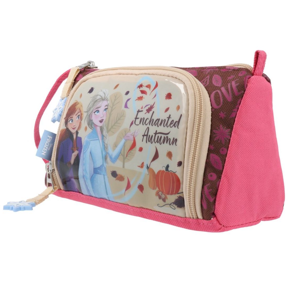 Foto 3 pulgar | Lapicera Escolar Frozen Elsa Anna Winter Disney Pencil Case