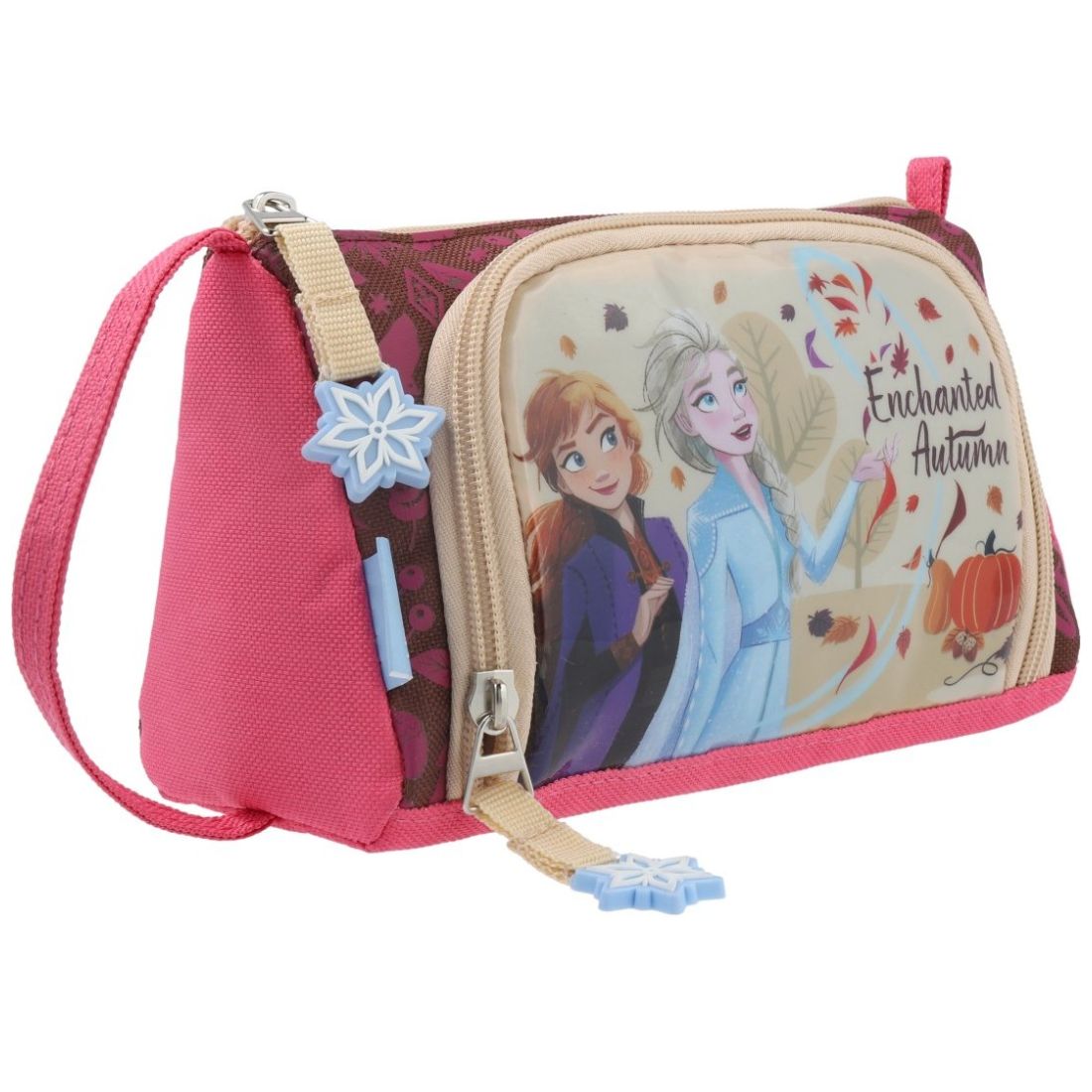 Foto 9 pulgar | Lapicera Escolar Frozen Elsa Anna Winter Disney Pencil Case