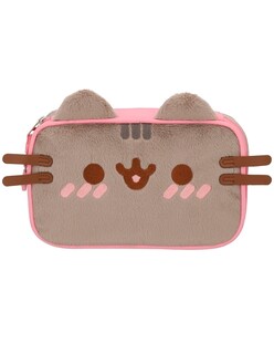 Foto 1 | Lapicera Escolar Gato Pusheen The Cat Gris Rosa Corazon