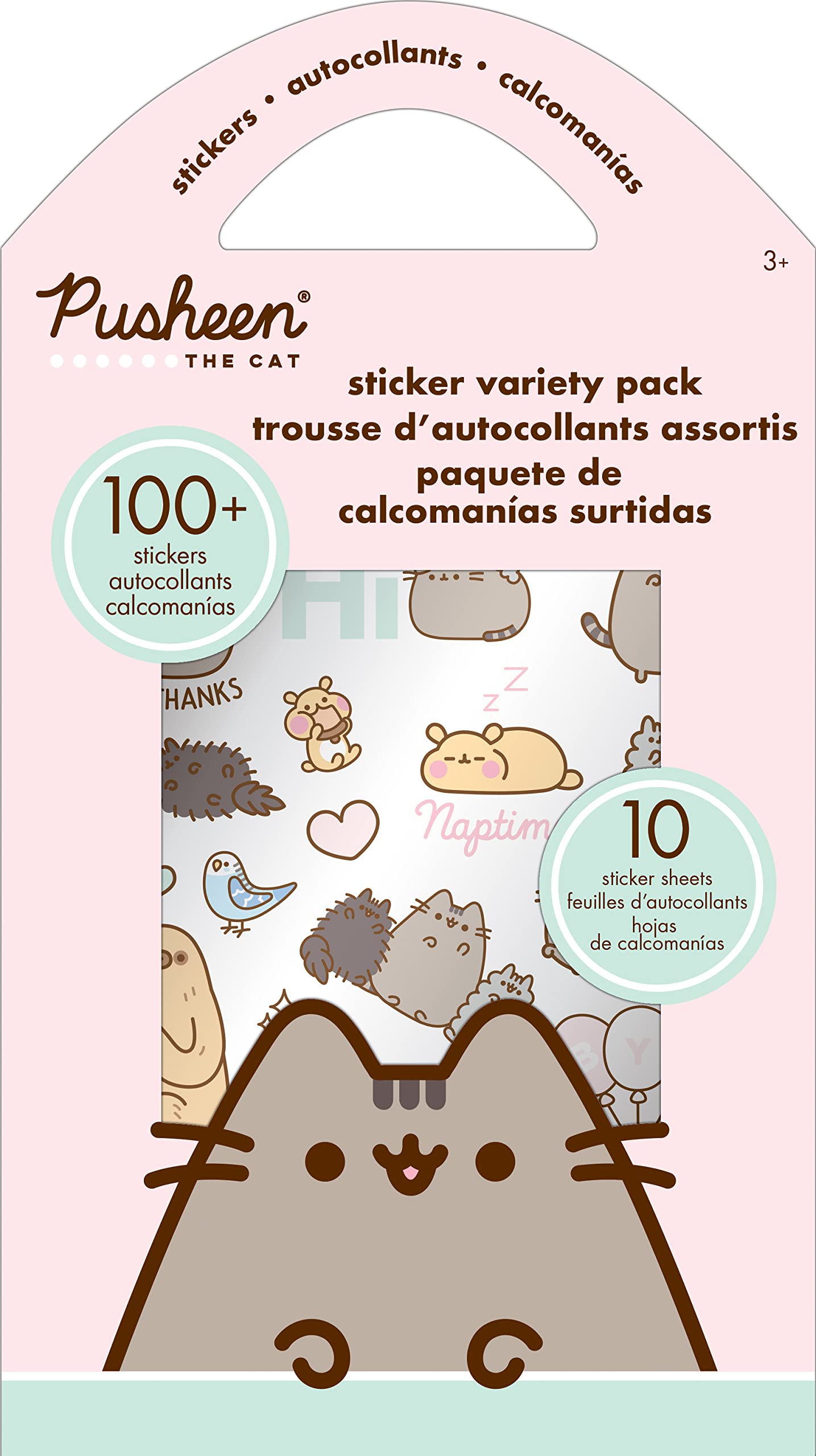 Foto 2 pulgar | Paquete Variado De Pegatinas Pusheen Con Licencia Oficial - Venta Internacional.