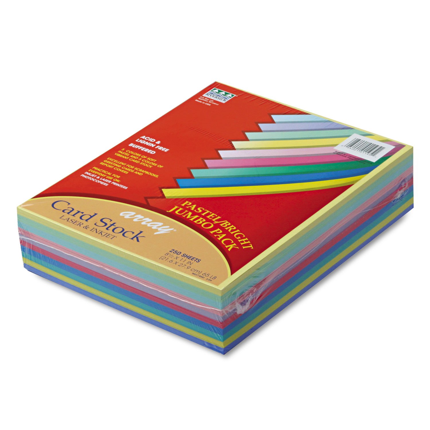 Cartulina Pacon Pastel Y Brillante Jumbo, 250 Hojas - Venta Internacional.