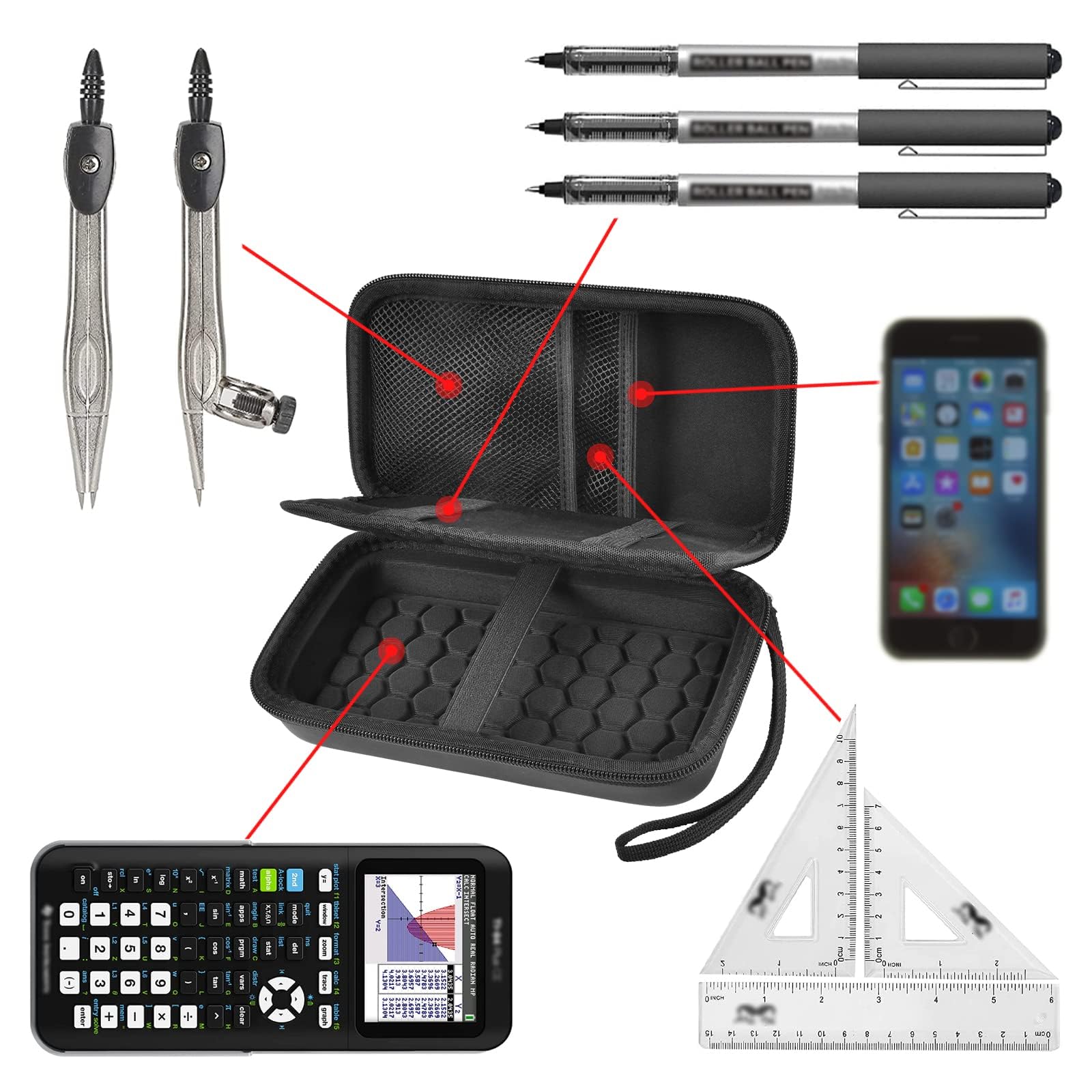 Foto 4 | Funda Paiyule Para Calculadoras Gráficas Compatible Con Ti-84 Plus - Venta Internacional.