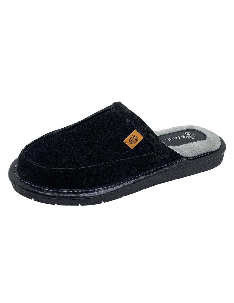 Foto 2 pulgar | Stahl Pantuflas Para Hombre De Gamuza Súper Calientitas Estilo Salto De Cama