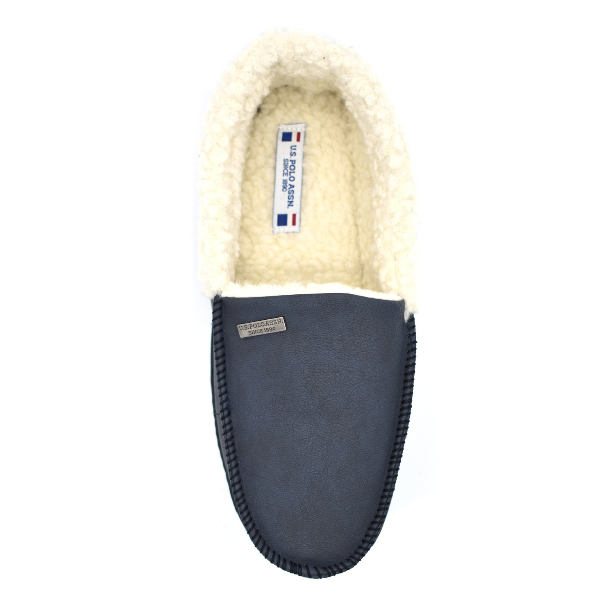 Foto 4 pulgar | Pantufla U.s Polo Assn. Azul Marino para Hombre