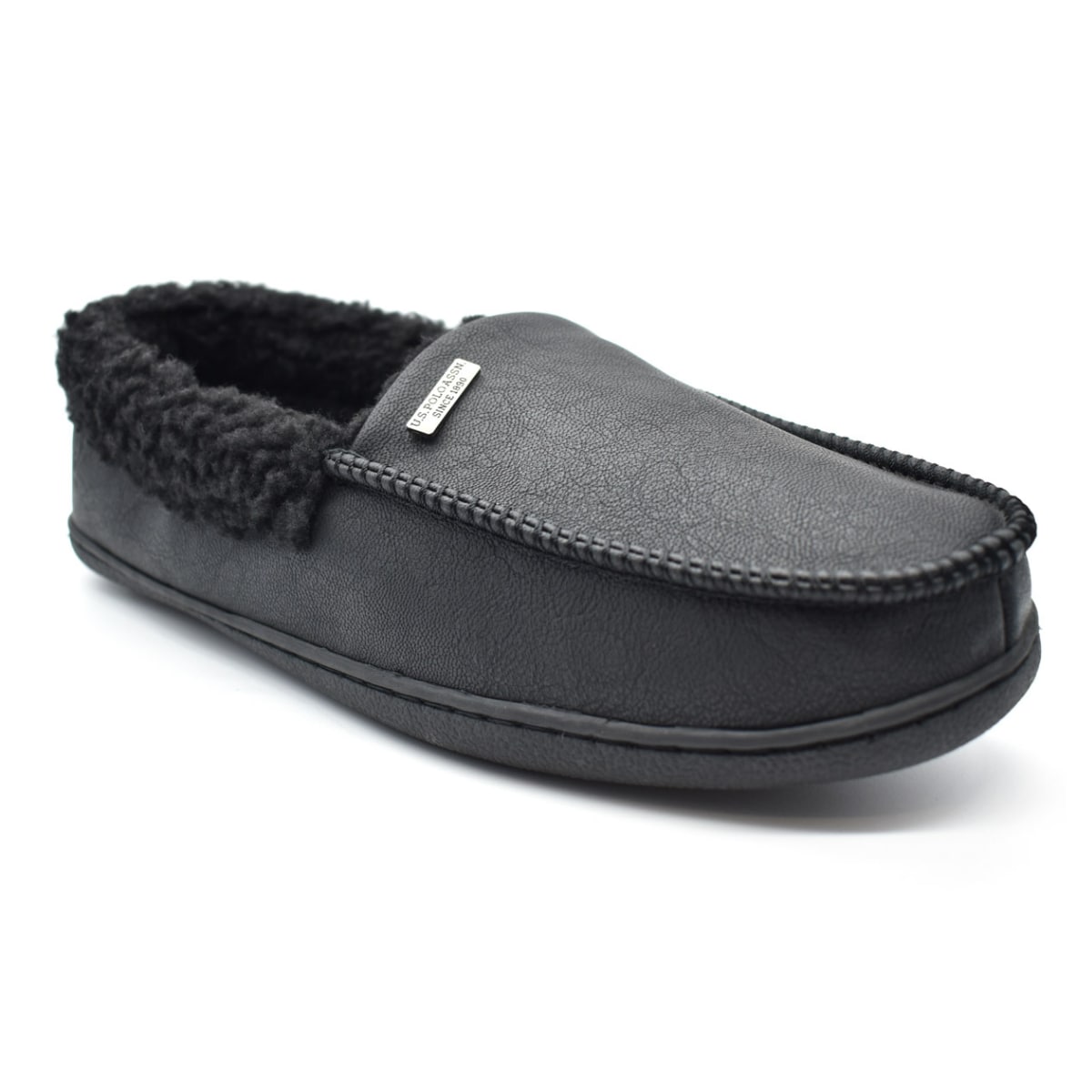 Pantufla Us Polo Assn color Negro 28 MX para Hombre $599