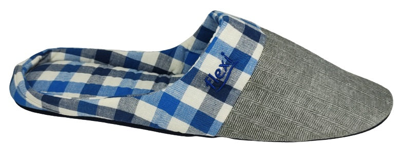 Foto 2 pulgar | Pantufla Flexi Gris para Hombre