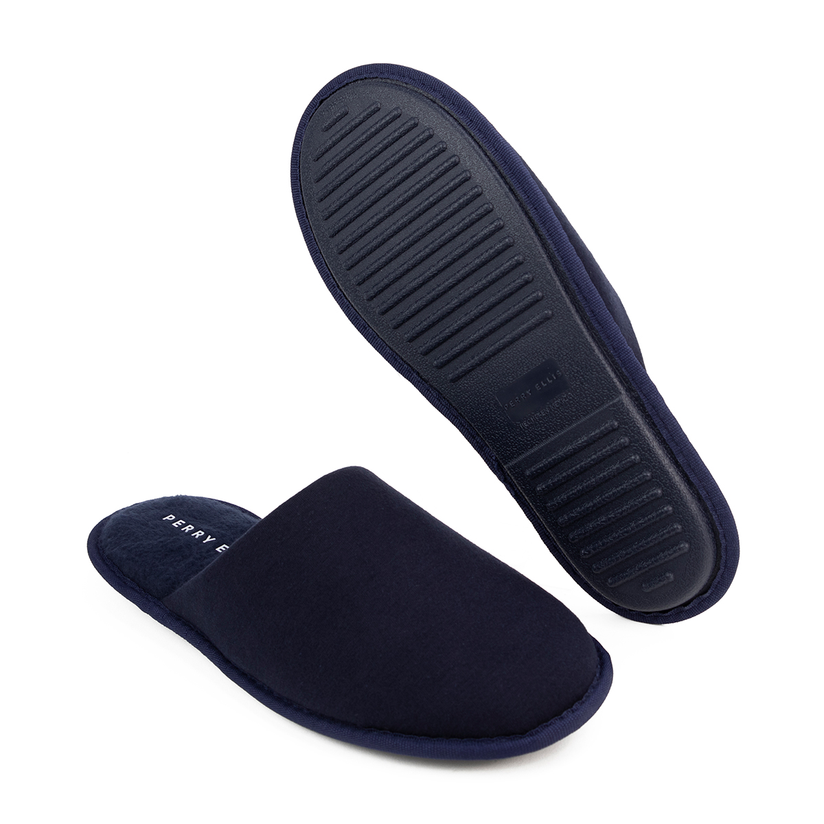 Foto 2 pulgar | Pantufla para Hombre Perry Ellis Terence Azul Marino