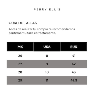 Foto 5 | Pantufla Perry Ellis Keon Color Azul Marino Para Hombre