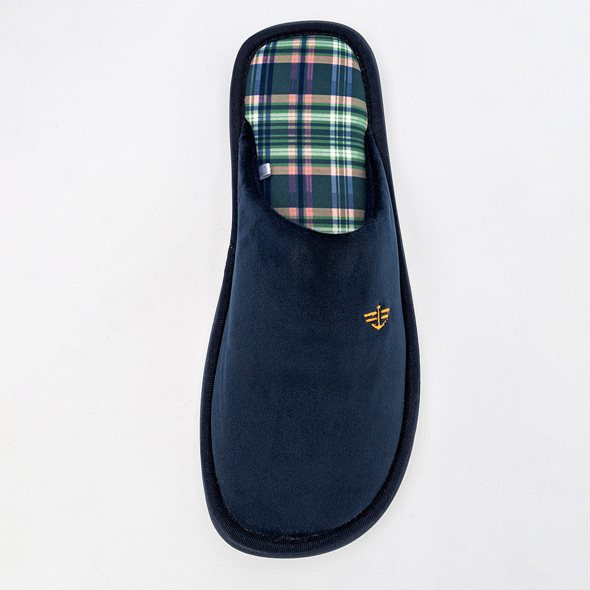 Foto 3 pulgar | Pantuflas Dockers 125037-f Azul Marino para Hombre