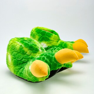 Foto 2 | Pantuflas para Hombre Parvus Verdes Pezuña de Dinosaurio