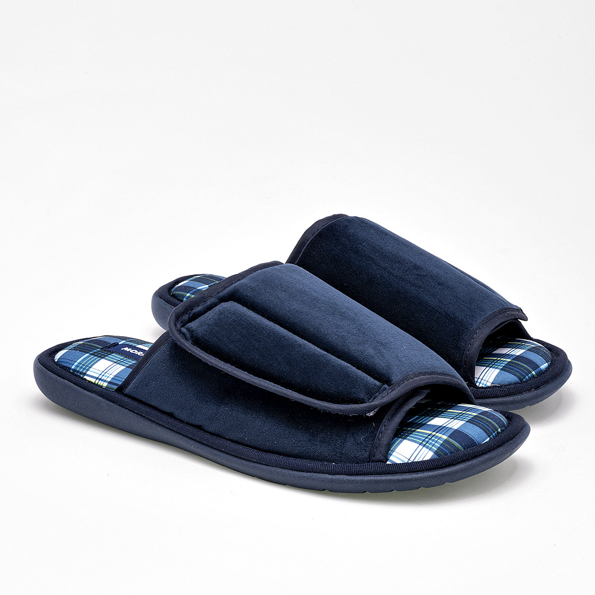 Foto 2 | Pantuflas Mora Confort Azules para Hombre