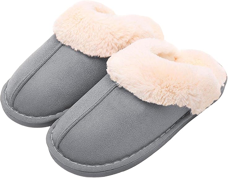 Pantuflas Unisex Hombre Y Mujer Para Adultos Talla 27 Gris Bluelander