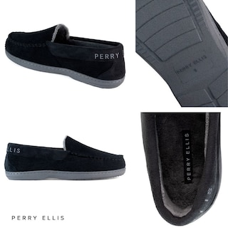 Foto 6 | Pantuflas Perry Ellis Style Keon Negro para Hombre