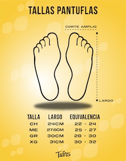 Foto 3 | Pantufla Twins Café Cuadros Para Hombre