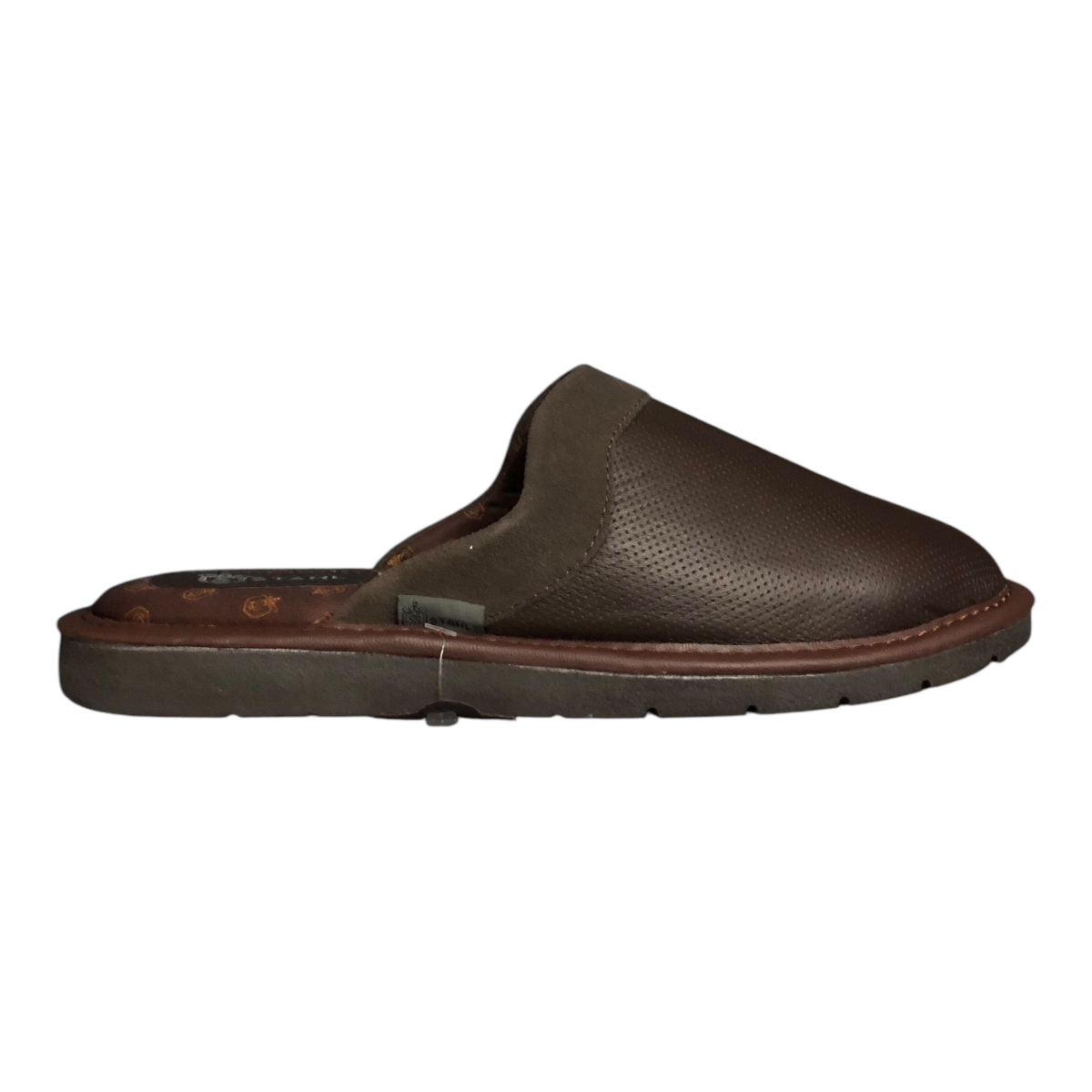 Foto 1 | Pantufla De Caballero De Piel Genuina Stahl