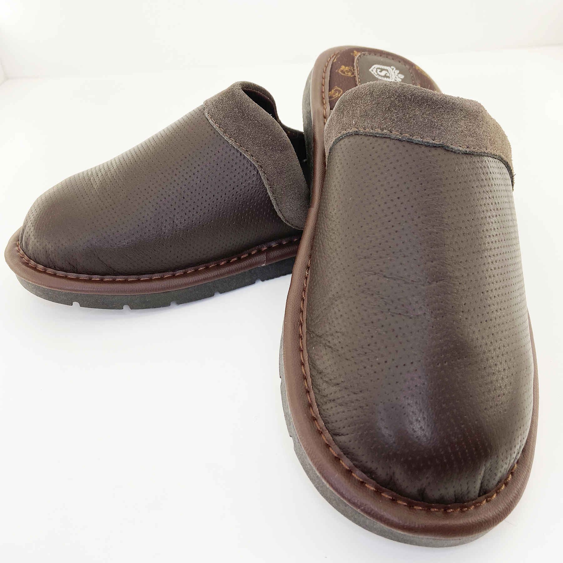 Foto 4 pulgar | Pantufla De Caballero De Piel Genuina Stahl