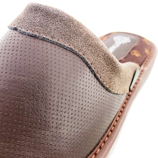 Foto 6 | Pantufla De Caballero De Piel Genuina Stahl