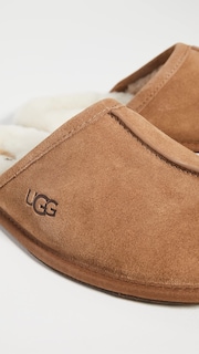 Foto 3 | Slipper Ugg Scuff Para Hombre, Piel De Plena Flor, Color Castaño - Venta Internacional.
