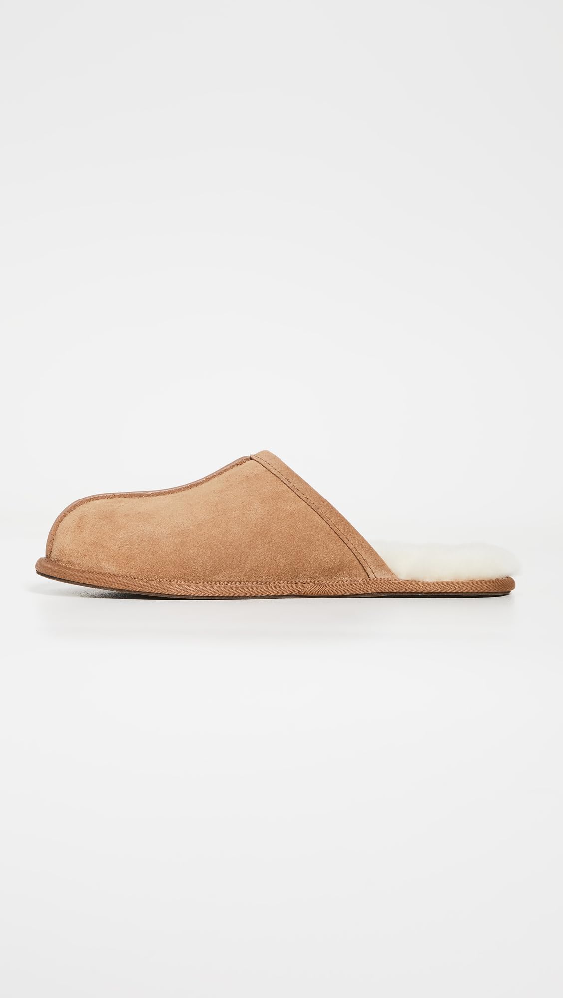 Foto 5 | Slipper Ugg Scuff Para Hombre, Piel De Plena Flor, Color Castaño - Venta Internacional.