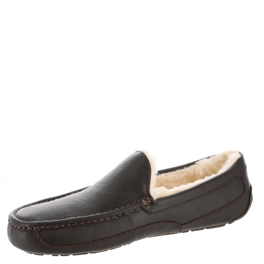 Foto 4 | Zapatillas Ugg Ascot Dark Spice De Piel De Plena Flor Para Hombre - Venta Internacional.