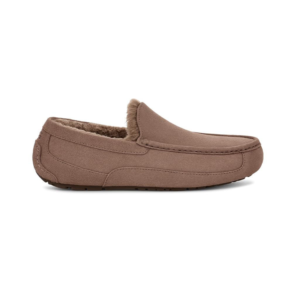 Slipper Ugg Ascot Caribou Suede Para Hombre Con Forro Ugg Plush - Venta Internacional.