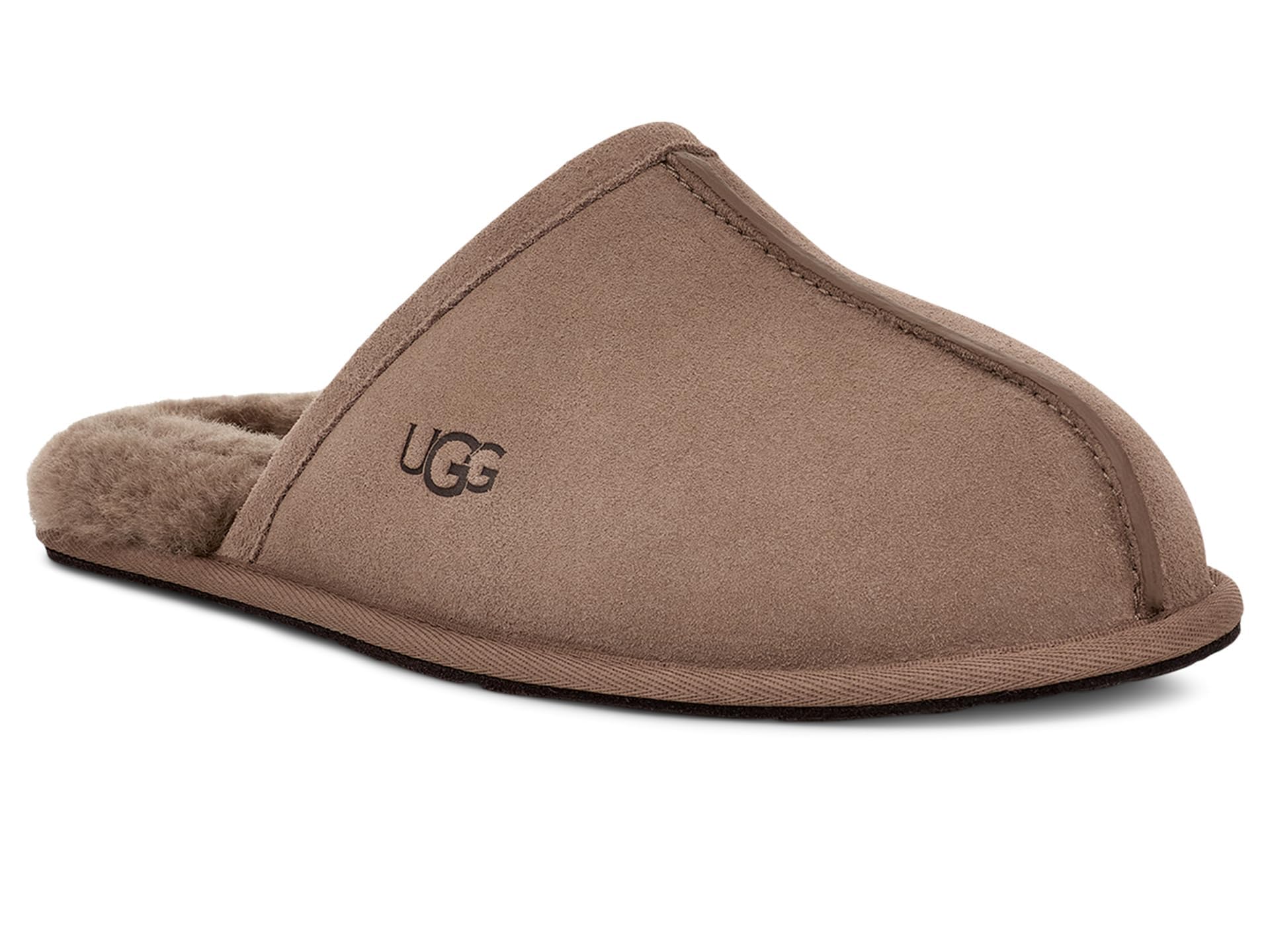 Zapatilla Ugg Scuff Caribou Para Hombre Con Piel De Plena Flor - Venta Internacional.