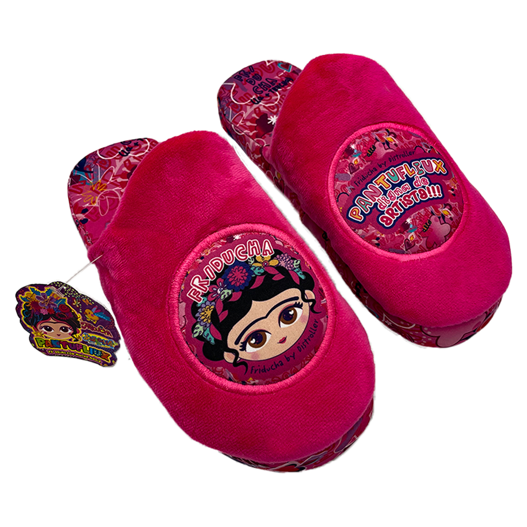 Foto 2 pulgar | Pantufla Dsitroller Friducha color Rosa para Mujer