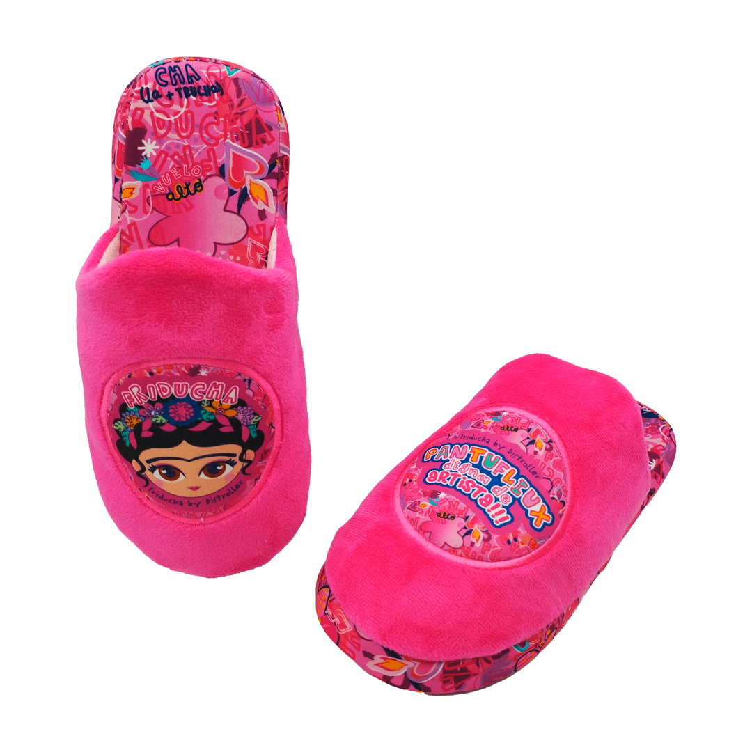 Foto 3 pulgar | Pantufla Dsitroller Friducha color Rosa para Mujer